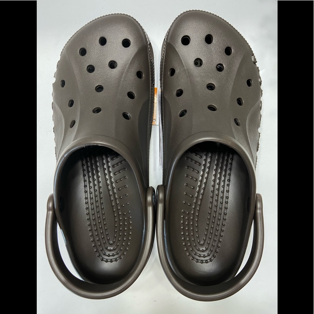 NEW Crocs Baya l Slip On Clogs Brown M10/W12,M11 - Picture 3 of 10